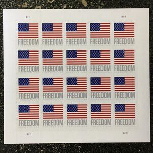 2023 US FREEDOM FLAG Booklet of 1000 Forever Stamps
